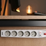 Surge Protector 2E with 5 sockets and a switch 3G1.5, 10m, white