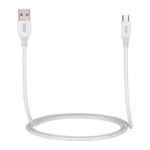 2E Кабель USB-A – microUSB Glow 1m White