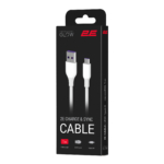 2E Кабель USB-A – microUSB Glow 1m White