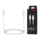 Кабель 2E USB-C – USB-C, Glow, 60W, 1m, white