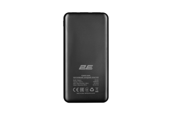 2E Універсальна літієва батарея Power Bank Slim 10000mAh Black