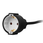 Сетевой удлинитель 2E 1XSchuko, 3G1.5, 10м, черный