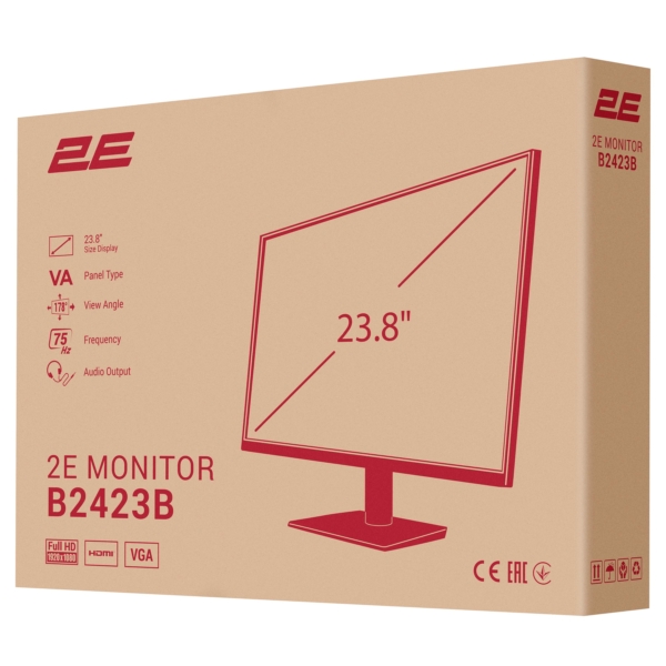 Monitor 2E B2423B Black