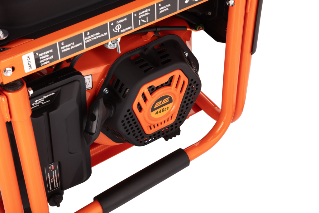 2E Generator Gasolin 220V,50HZ, 7.5KW,with E-START, handle and wheels,WITH ATS