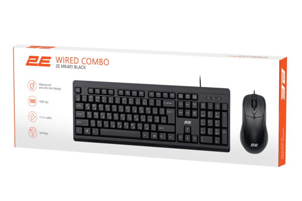 Комплект 2E MK401 Black
