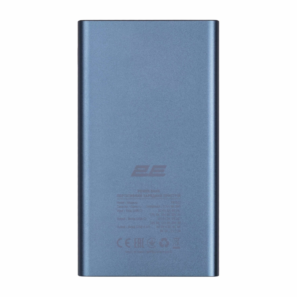 Power Bank 2Е 24000мАч PD, QC Black