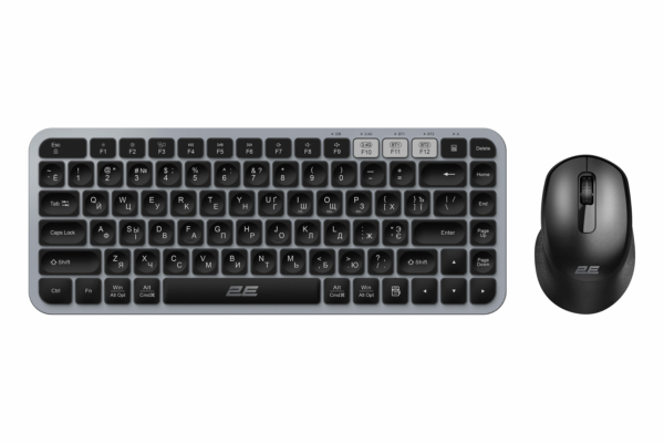 Комплект 2E MK430WBGR Black/Grey