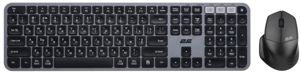 Combo 2E MK440WBGR Black/Grey