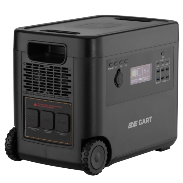 Portable Power Station 2E Gart, 2000 W, 2160 Wh, Fast Charging