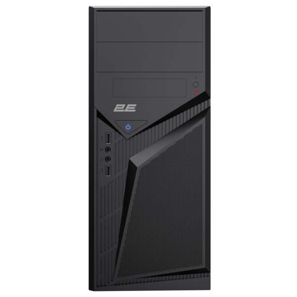 2E Корпус TeamX TMX07 з БЖ 2E ATX400W 2xUSB2.0 1×80мм VGA 310мм, ATX чорний