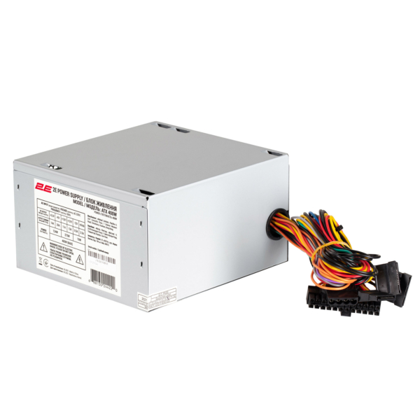 2E Корпус TeamX TMX07 з БЖ 2E ATX400W 2xUSB2.0 1×80мм VGA 310мм, ATX чорний