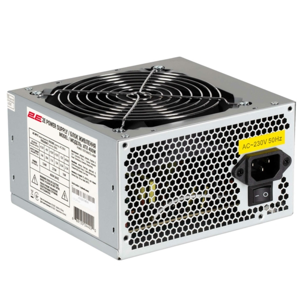 2E Корпус TeamX TMX07 з БЖ 2E ATX400W 2xUSB2.0 1×80мм VGA 310мм, ATX чорний