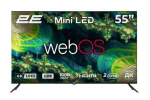 Впервые в Украине телевизоры 2Е MiniLED 55″ и 65″!
