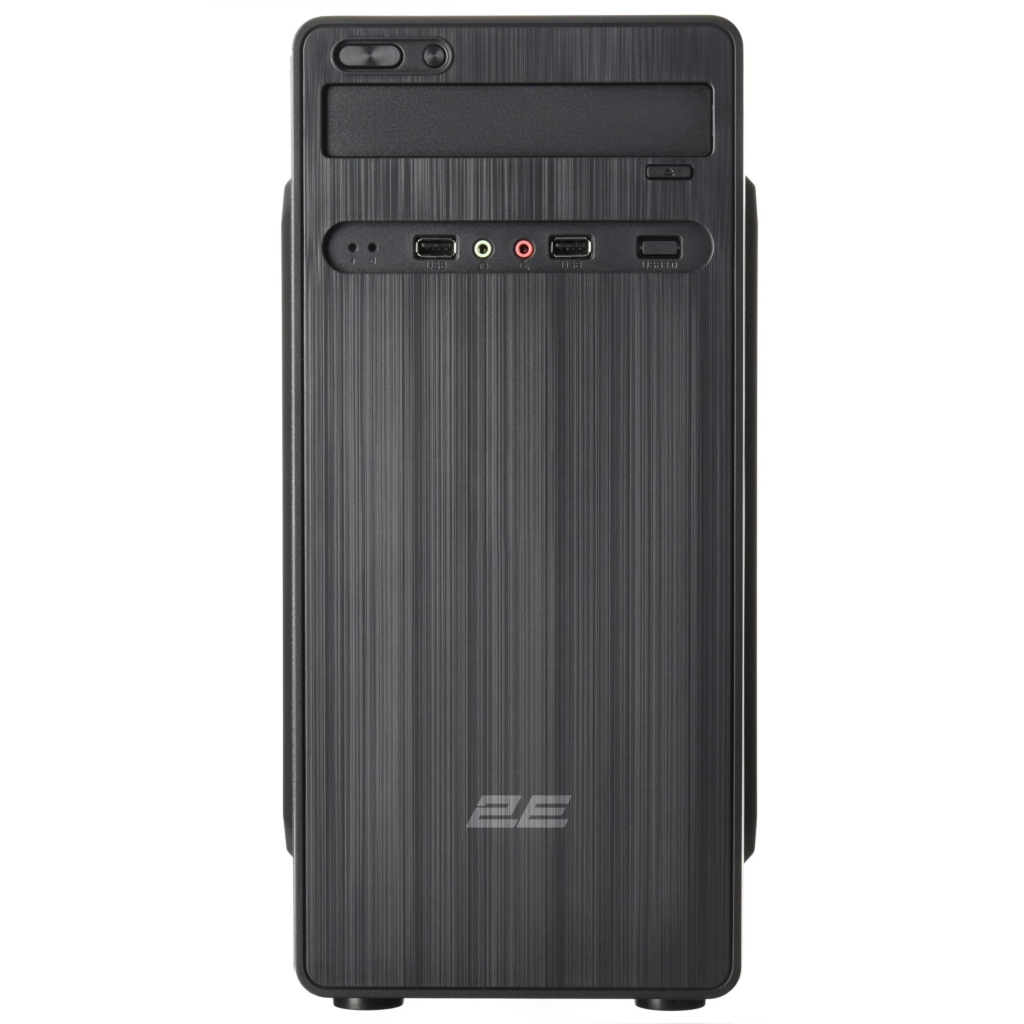 2E Корпус Vigeo TMQ0109, з БЖ 2E ATX400, 2xUSB2.0, VGA 325мм, mATX, чорний