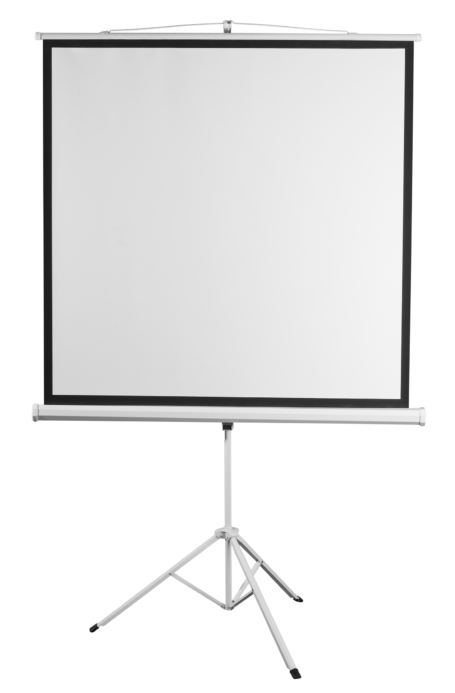 Tripod screen 2E 1:1, 118″, 2.13×2.13 m, MW