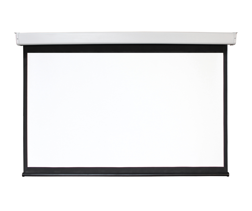 Motorized 2E screen ceiling mount, 16:9, 135″, 3×1.68 m, MW