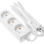 Удлинитель сетевой 2E 3хТип C, 2х1мм кв, 10A, 1.8м, белый
