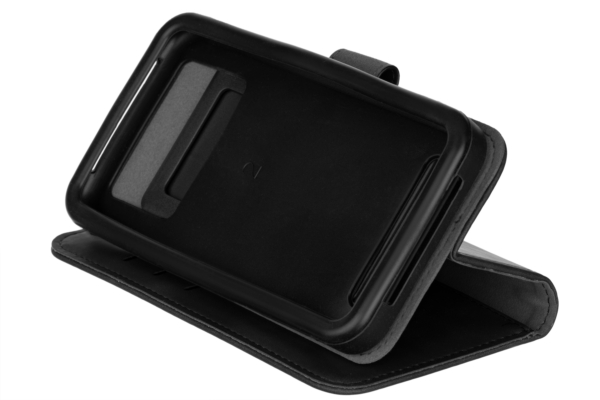 2Е Universal case, 4.5″-5″ (140х70х10 мм), SILK TOUCH, Smoky black