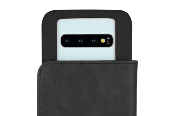 2Е Universal case, 4.5″-5″ (140х70х10 мм), SILK TOUCH, Smoky black