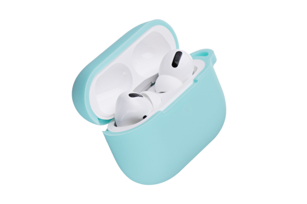 2Е case for AirPods Pro (Gen 1-2, 2019-2022), Pure Color Silicone (2.5mm), Mint