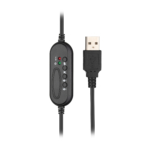 PC headset stereo On-ear 2E CH11 USB, omni-mic, 2m, black