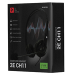 PC headset stereo On-ear 2E CH11 USB, omni-mic, 2m, black