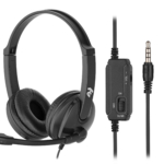Гарнитура ПК стерео On-ear 2E CH12 mini-jack, omni-mic, 1.2м, черный