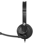 Гарнитура ПК стерео On-ear 2E CH12 mini-jack, omni-mic, 1.2м, черный