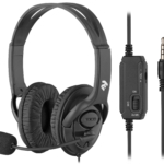 Гарнитура ПК стерео Over-ear 2E CH13 mini-jack, omni-mic, 1.2м, черный