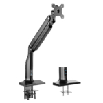 Single Monitor Select Spring Assisted Aluminum Monitor Arm with USB