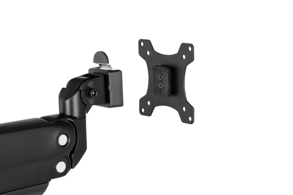 Single Monitor Select Spring Assisted Aluminum Monitor Arm with USB