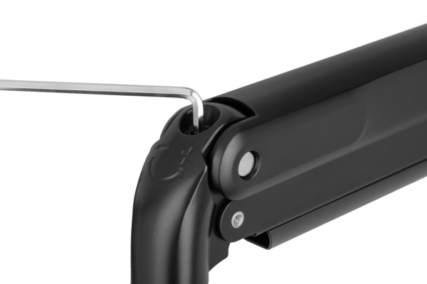 Single Monitor Select Spring Assisted Aluminum Monitor Arm with USB