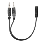 Гарнитура ПК моно On-ear 2E CH12 mini-jack, omni-mic, 1.2м, черный