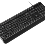 2E Keyboard membrane KS130 105key, USB-A, EN/UK/RU, black