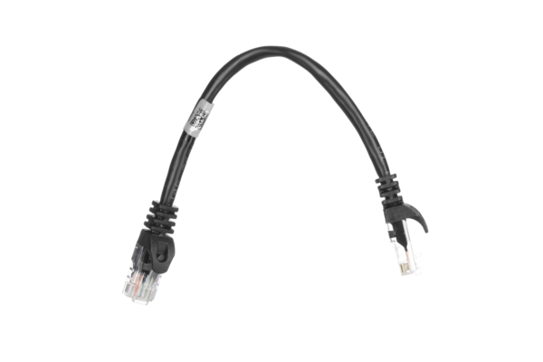Patch Cable 2E Cat 5e,UTP,RJ45, 26AWG,7/0.16 CCA, 0.20m,PVC,Black