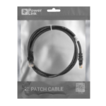 Patch Cable 2E Cat 6,UTP,RJ45, 26AWG ,7/0.16 Cu, 1.00 m, PVC,Black