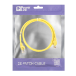 Patch Cable 2E Cat 5e,UTP,RJ45, 26AWG ,7/0.16 CCA, 1.00 m, PVC,Yellow