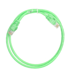 Патч-корд 2E САТ 5e, UTP, 1м, 26AWG, RJ45, 7/0.16, CCA, PVC, зелений