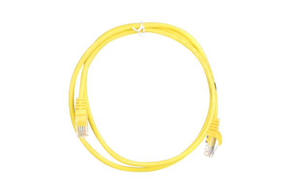 Патч-корд 2E САТ 5e, UTP, 1.20м, 26AWG, RJ45, 7/0.16, CCA, PVC, жовтий