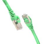 Patch Cable 2E Cat 6,UTP,RJ45, 26AWG ,7/0.16 Cu, 0.50 m,PVC, Green