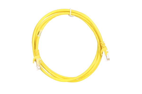 Patch Cable 2E Cat 5e,UTP,RJ45, 26AWG ,7/0.16 CCA, 1.50 m, PVC,Yellow