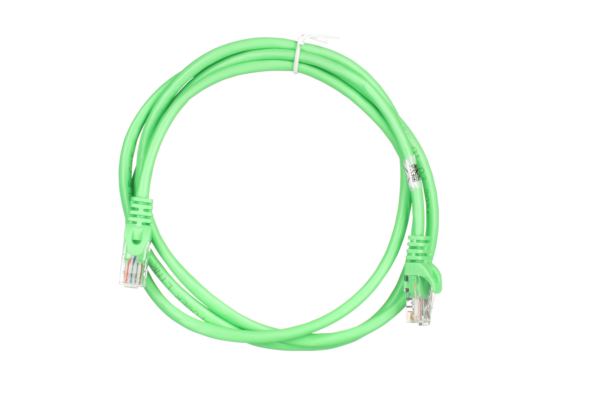 Patch Cable 2E Cat 5e,UTP,RJ45, 26AWG ,7/0.16 CCA, 1.50 m,PVC, Green