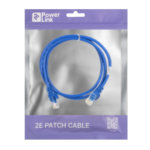 Патч-корд 2E САТ 5e, UTP, 1м, 26AWG, RJ45, 7/0.16, Cu, PVC, синій