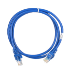 Патч-корд 2E САТ 5e, UTP, 1м, 26AWG, RJ45, 7/0.16, Cu, PVC, синій