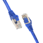 Патч-корд 2E САТ 5e, UTP, 1м, 26AWG, RJ45, 7/0.16, Cu, PVC, синій