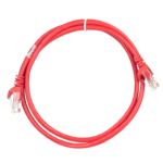Patch Cable 2E Cat 5e,UTP,RJ45, 26AWG ,7/0.16 Cu, 1.00 m, PVC,Red