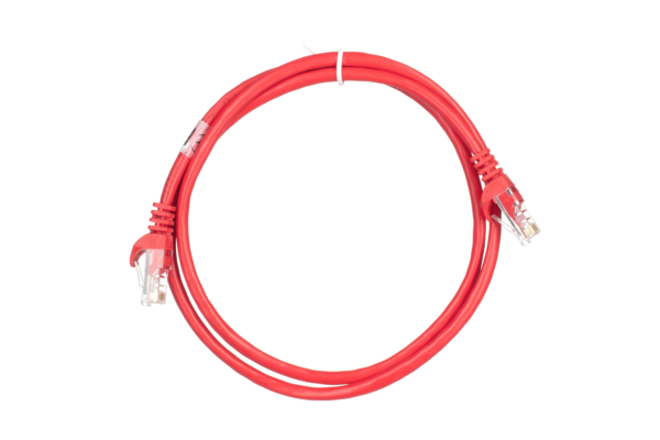 Patch Cable 2E Cat 5e,UTP,RJ45, 26AWG ,7/0.16 Cu, 1.00 m, PVC,Red