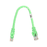 Patch Cable 2E Cat 6,UTP,RJ45, 26AWG ,7/0.16 Cu, 0.20 m,PVC, Green
