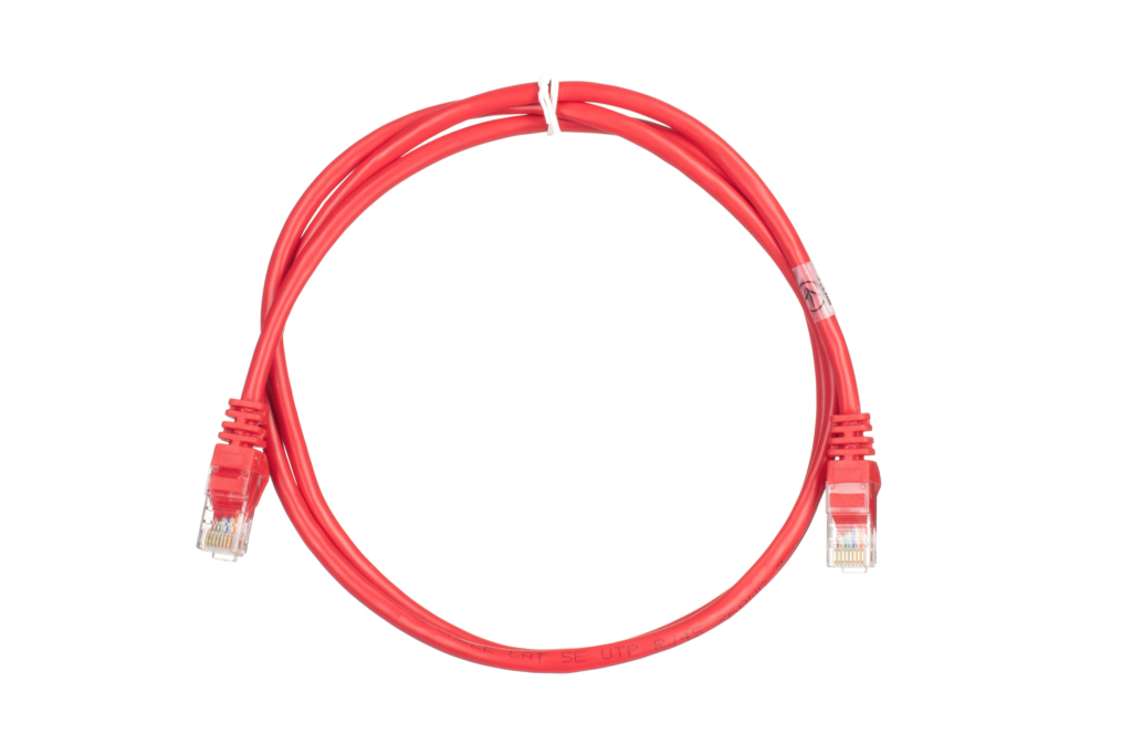 Патч-корд 2E САТ 5e, UTP, 1.20м, 26AWG, RJ45, 7/0.16, Cu, PVC, червоний