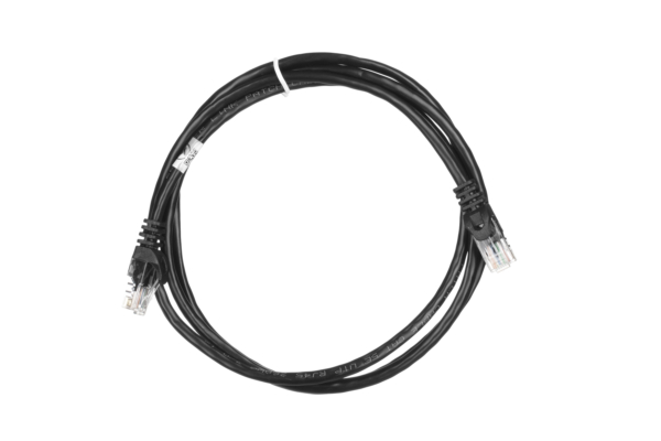 Патч-корд 2E САТ 5e, UTP, 2м, 26AWG, RJ45, 7/0.16, Cu, PVC, чорний